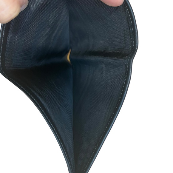 COACH Vintage Brown Leather Passport Wallet with Book - Picture 4 of 8